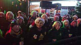 WHAT CHRISTMAS MEANS TO ME Rock Choir at Birkdale Lights Switch On 1st December 2024 [upl. by Luapsemaj]