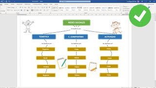 Como crear un mapa conceptual en WORD [upl. by Anida]