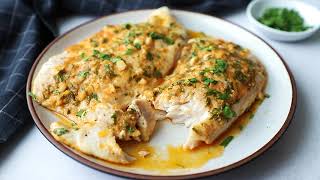 Garlic Butter Baked Tilapia [upl. by Eenej]