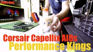 Corsair Elite Capellix H150i H115i amp H100i Review  Top Performance And Lots of RGB [upl. by Weiner]