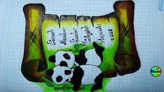 Como Dibujar una Carátula Pergamino [upl. by Eelytsirk254]