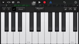 Happy birthday  piano tutorial garageband [upl. by Giustina209]