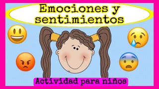 Emociones y sentimientos 😃😞🤢😨 Aprendeencasa [upl. by Luciana]