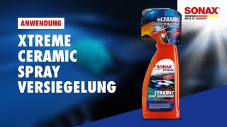 How to use SONAX XTREME Ceramic Spray Coating [upl. by Loy331]