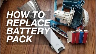 EASY DIY Replace 16v Black amp Decker Hand Vacuum Battery How to CHV1410L lithium Cordless Vac [upl. by Temhem]