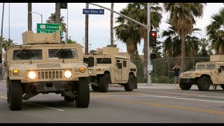 National Guard Arrives in Hollywood to Curb Mayhem  Los Angeles CA NationalGuard [upl. by Eva]