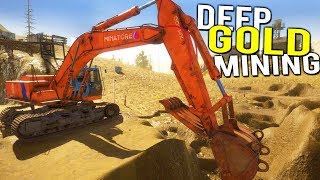 GOLD RUSH THE GAME  PC Gameplay  Episode 2  Tier 2 Gold Mining Setup [upl. by Anaihs149]