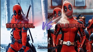 Deadpool vs Ladypool  The Ultimate Showdown Capcut Edit [upl. by Tyoh]