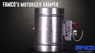 Motorized Damper  HVAC dampers by FAMCO manufacturing [upl. by Acemaj216]