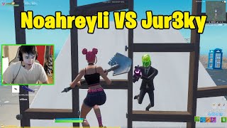 Noahreyli VS Reformed Jur3ky 1v1 Buildfights [upl. by Tessil]