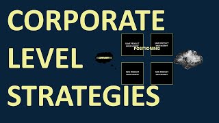 Corporate Level Strategies Explained With Examples  Strategic Management Series [upl. by Mills]