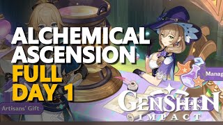 Alchemical Ascension Day 1 Genshin Impact Full Event [upl. by Gildas999]