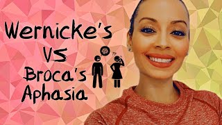 Wernickes VS Brocas Aphasia [upl. by Stormy]