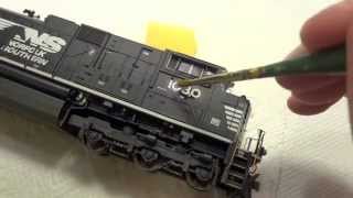 How To Renumber a Factory Painted Locomotive [upl. by Alaaj]