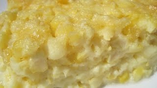 Old Fashioned CORN PUDDING  How to make CORN PUDDING Recipe [upl. by Aderf]