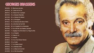 GEORGES BRASSENS LES PLUS GRANDS TUBES  GEORGES BRASSENS CHANSONS [upl. by Astri114]