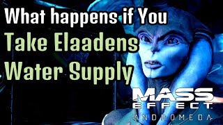 Mass Effect Andromeda  What Happens if You Take Elaadens Water Supply [upl. by Zamir]