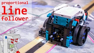 Proportional Line Follower for LEGO 51515  Fast and Reliable [upl. by Moht634]