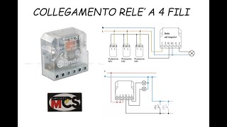 Collegare relè passo passo FINDER serie 26 [upl. by Llevram]
