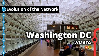 Washington DCs Metro Network Evolution [upl. by Sayles]