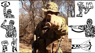 INFANTRYMANS GUIDE Basic Hand amp Arm Signals [upl. by Neeloc]