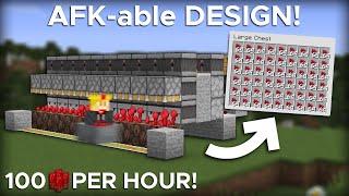 Minecraft Nether Wart Farm  Easy Design and AFKable [upl. by Maite]