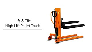 LTT Lift amp Tilt High Lift Pallet Truck [upl. by Oznerol]