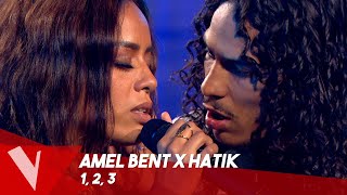 Amel Bent x Hatik – 1 2 3  Lives  The Voice Belgique Saison 9 [upl. by Ezechiel]