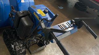 Yamaha YS828 Snowblower Auger Belt Replacement [upl. by Oraneg]