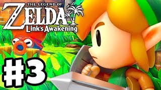 The Legend of Zelda Links Awakening  Gameplay Part 3  Key Cavern Nintendo Switch [upl. by Hgielak]