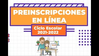 Tutorial preinscripciones en línea 20212022 [upl. by Siana]