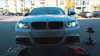 BMW E90 Headlight Bulb UpgradeReplacement  How To Guide [upl. by Halika]