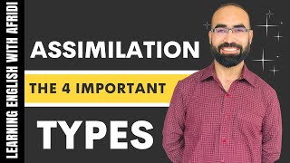 The 4 Types of Assimilation in phonetics  Linguistics guide [upl. by Hsetim825]