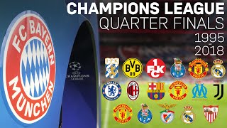 Champions League Quarter Finals  All FC Bayern matches  Highlights [upl. by Fleda]