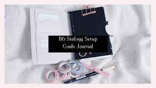 Moterm B6 Stalogy Setup  Goals Bullet Journal  Ana Jolene Printables [upl. by Attenol]