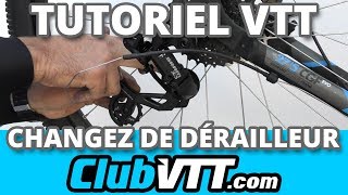 Vtt ROCKRIDER 520  Changer le dérailleur arrière  492 [upl. by Ikoek388]