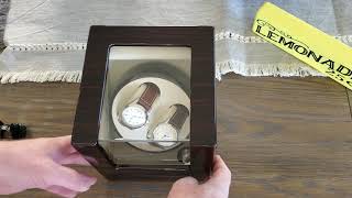 Automatic Watch Winder Unboxing and review [upl. by Ahsenod]