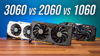 RTX 3060 vs RTX 2060 vs GTX 1060  12 Game GPU Comparison [upl. by Pip]