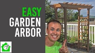 How to Install a Garden Arbor [upl. by Eissehc317]