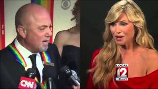 Billy Joel serenades exwife Brinkley to Uptown Girl [upl. by Claudelle451]