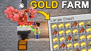 EASIEST Gold Farm in Minecraft 121 Tutorial [upl. by Malkah]