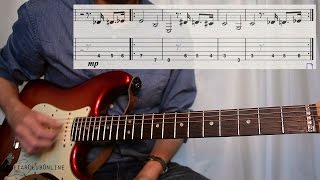 Learn the Complete Pink Panther solo LEAD Guitar Lesson amp play along at end [upl. by Wenona943]