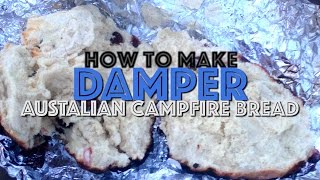 Damper  Australian Campfire Bread Recipe [upl. by Rothschild]