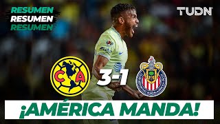 Resumen y goles  América 31 Chivas  Amistoso 2022  TUDN [upl. by Larkins]