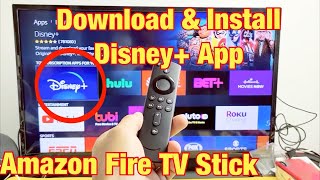 Fire TV Stick How to Download amp Install Disney Disney Plus [upl. by Aron]