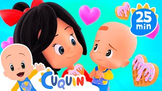 Emotions for babies learn with Cuquin  videos amp cartoons for babies [upl. by Lleinnad659]