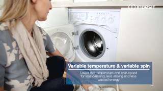 Indesit IWME127 Integrated Washing Machine [upl. by Idissak]