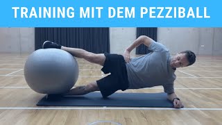 Training mit dem Pezziball  Übungen zum Mitmachen [upl. by Dikmen]