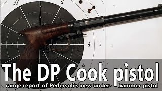 Shooting the Pedersoli Cook underhammer 36 cal percussion pistol [upl. by Redna]