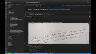 TesseractOCR extracting handwritten text [upl. by Gracye]